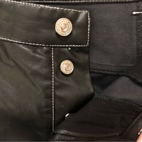The It Factor vegan leather pants by We The Free from Free People in size 14 - Picture 13 of 15